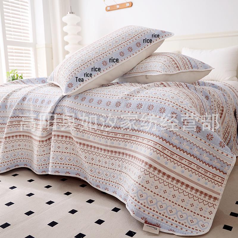Six-Layer Gauze Temperature-Regulating Bed Cover and Large Tatami Sheet