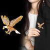 Modische Strass-Emaille-Vogelbrosche Niedliche Tierkolibri-Adler-Broschen Schal Kleid Mantel Reversnadeln Anstecknadeln Schmuck