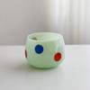 OLOEY High Borosilicate Polka Dot Glass Mug