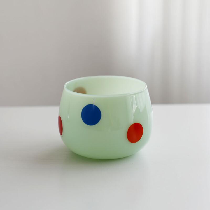 OLOEY Polka Dot High Borosilicate Glass Mug