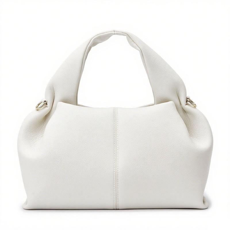 Womens Oversized Cloud-Shaped Soft PU Tote Bag With Magnetic Large Capacity Daily Commuter Shoulder