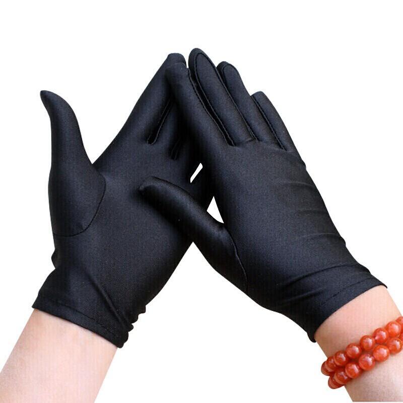 Elastic Spandex Formal Gloves