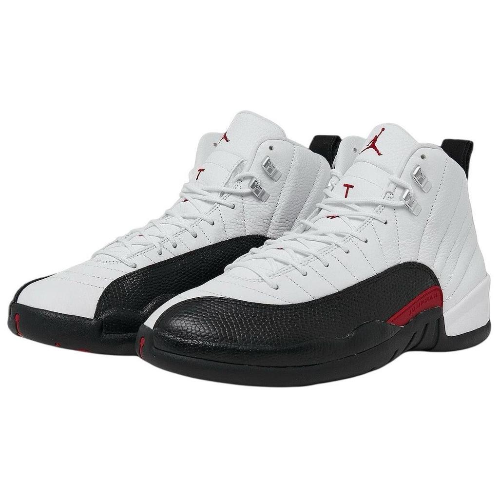 Adidași pentru bărbați Air Jordan 12 Retro Taxi Flip Alb Gimnastic-Roșu Negru CT8013-162