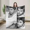 George Michael Decke Qualität Warm Weich Überwurfdecke für den Winter Heimdekoration Tagesdecke für Studenten Lustiges Design Gemütlicher Komfort