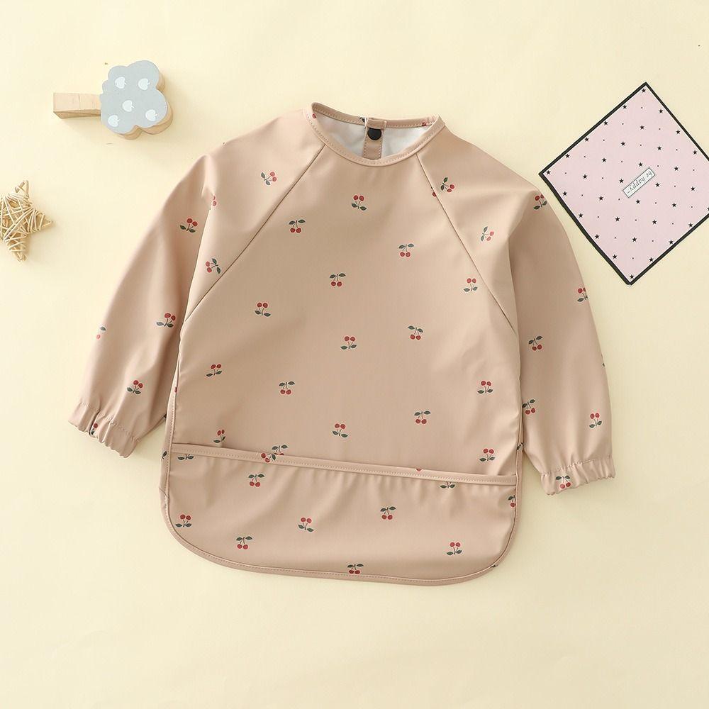 Full Sleeve Bib Outfit Machine Washable Full Coverage Apron Mess Proof Baby Bib  Boy or Girl