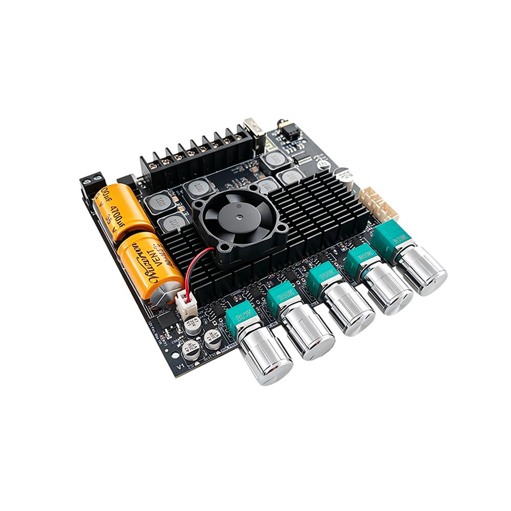 2.2 Channel Dual Subwoofer Bluetooth Amp Board ZK‑TB22 CS3865 Chip DC12‑24V Replaceable Op‑Amp Multiple Protection