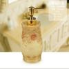Resin Bathroom Set Toiletries Wash Five Piece Set with Tray Mouth Cup Toothbrush Holder Lotion Bottle  Toilet Brush Tissue Box