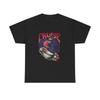 Grim Reaper Skateboarding Funny Graphic T Shirt Unisex Heavy Cotton Tee