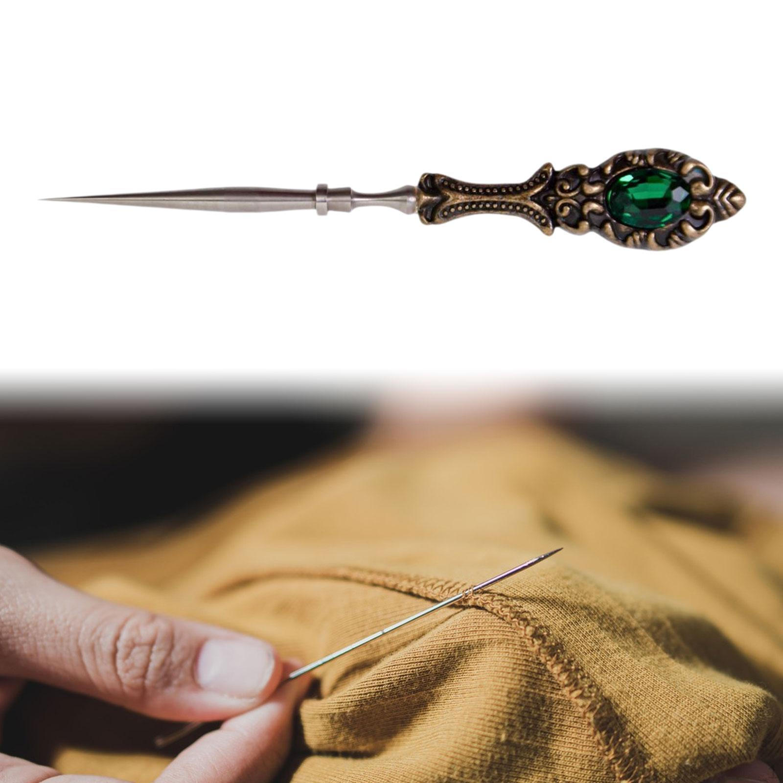 

Дырокол для кожи, маркировка, шило, швейный инструмент, удобный для захвата, кожевенное ремесло, ткани, ремесло bronze