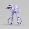 Smart USB Rechargeable Heated Eyelash Curler with Frameless Design for Long-Lasting Curl and Temperature Control