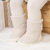 Cross-Border Winter Baby Velcro Cotton Warm Shoes with Plus Velvet Soft Sole.