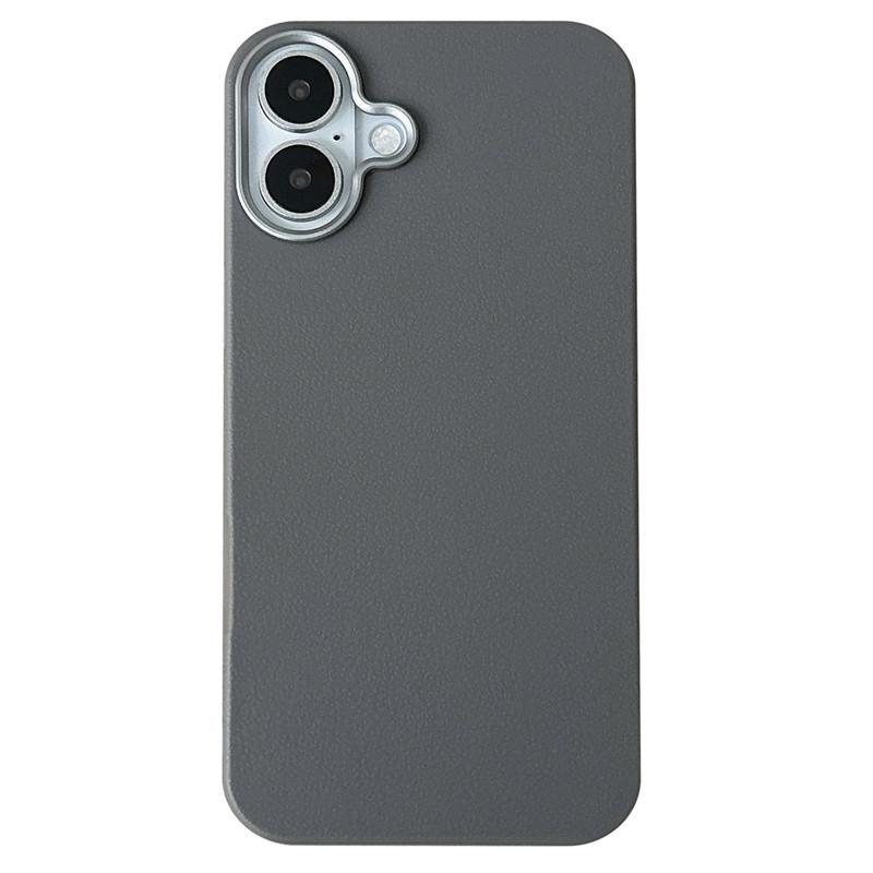 Applicable To iPhone17 Plain Leather Pattern Soft Case Mobile Phone Case Apple 17proMax Simple Apple 17air Anti-drop 16E