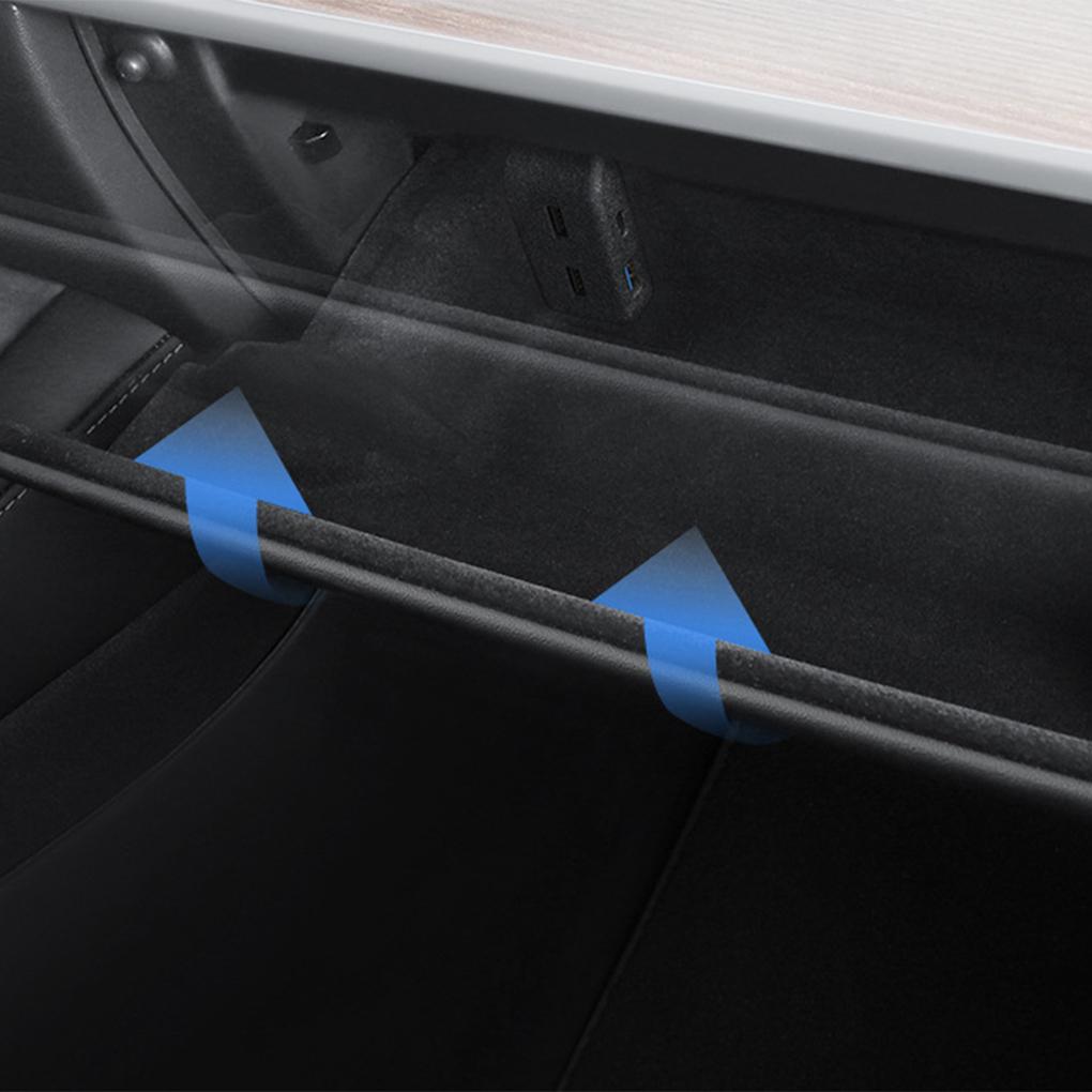 Glove Box Docking Station For Tesla Model Y 3 Quick Charger 4 USB type-c Shunt Hub Flocking Adapter Powered Splitter Extension