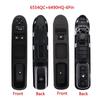 6554KT 6554QC 6490HQ Left Hand Driver Passenger Side Car Electric Window Switch for Citroen C3 Picasso Peugeot 207 307 2007-2015