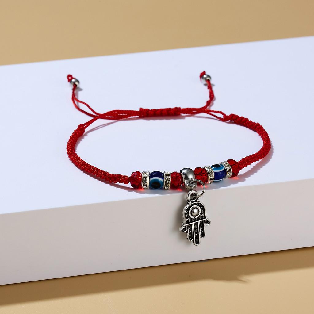 Owl Flower Turtle Elephant Pendant Weaving Bracelet With Alloy For Gift And Travel