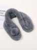 New Faux Fox Fur Scarf Shawl Pearl Fashion Warm Thicken Fake Fur Collar Women Short Neckerchief Neck Warmer Clothing Accessories