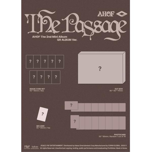 (QR ALBUM Ver.) AHOF [The Passage] 2nd MINI ALBUM