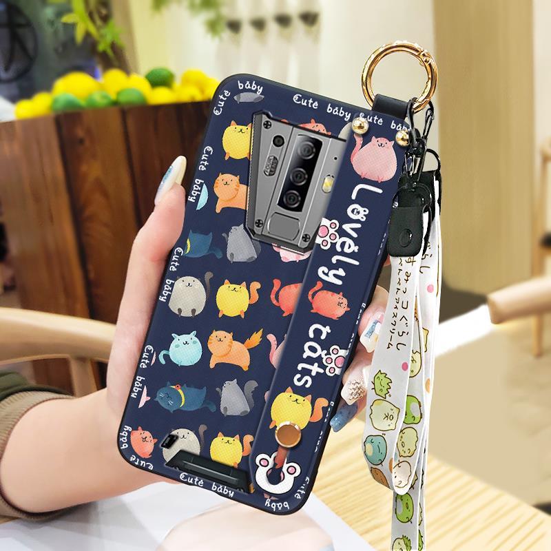Fashion Design Durable Phone Case For Blackview BV6900 Shockproof Back Cover Cute Kickstand Phone Holder Soft case Ring
