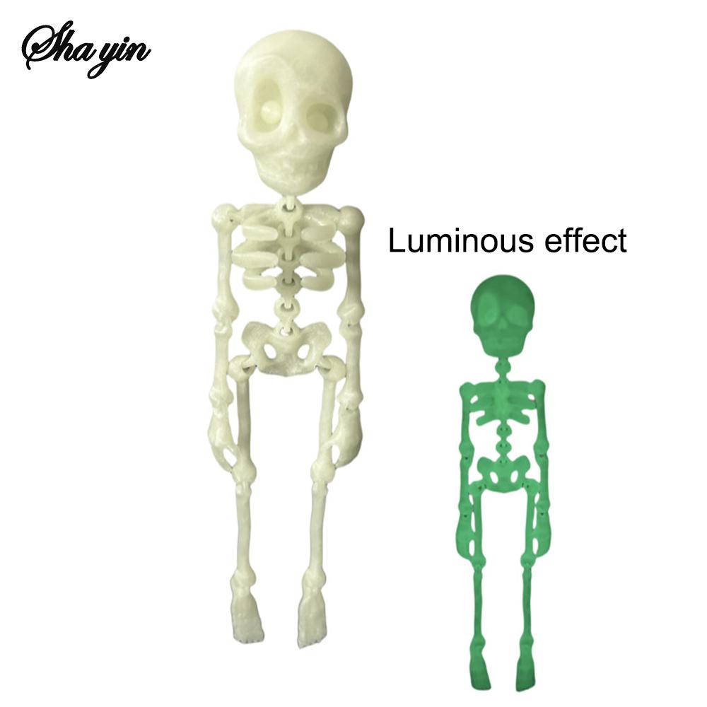 

1Pc Magnetic Poseable Skull Fridge Magnet Funny Halloween Gift Easter Kitchen & Dining Decor Home Accessory, Quirky Decor