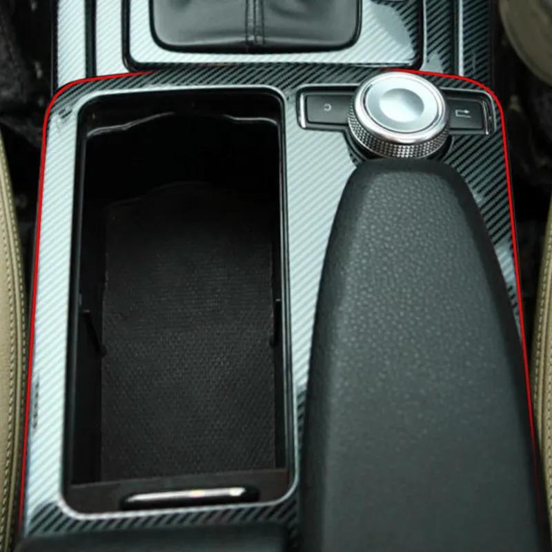 Car Styling Interior Stainless Steel Sticker Water Cup Holder Panel Decoration Trim for Mercedes Benz C Class W204 2008-2014 RHD