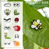 24Pcs Potted Plant Magnets Waterproof Plant Magnets Various Shapes Magnetic Plant Ornament Vegetation Magnet Decor for Office