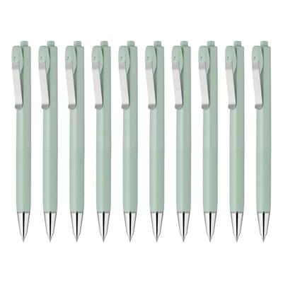 Zebra Blenyou Ballpoint Mint Green Black 10 Oil-Based Pen, 0.7mm, Barrel, Ink, Pens, B-BA87-MG