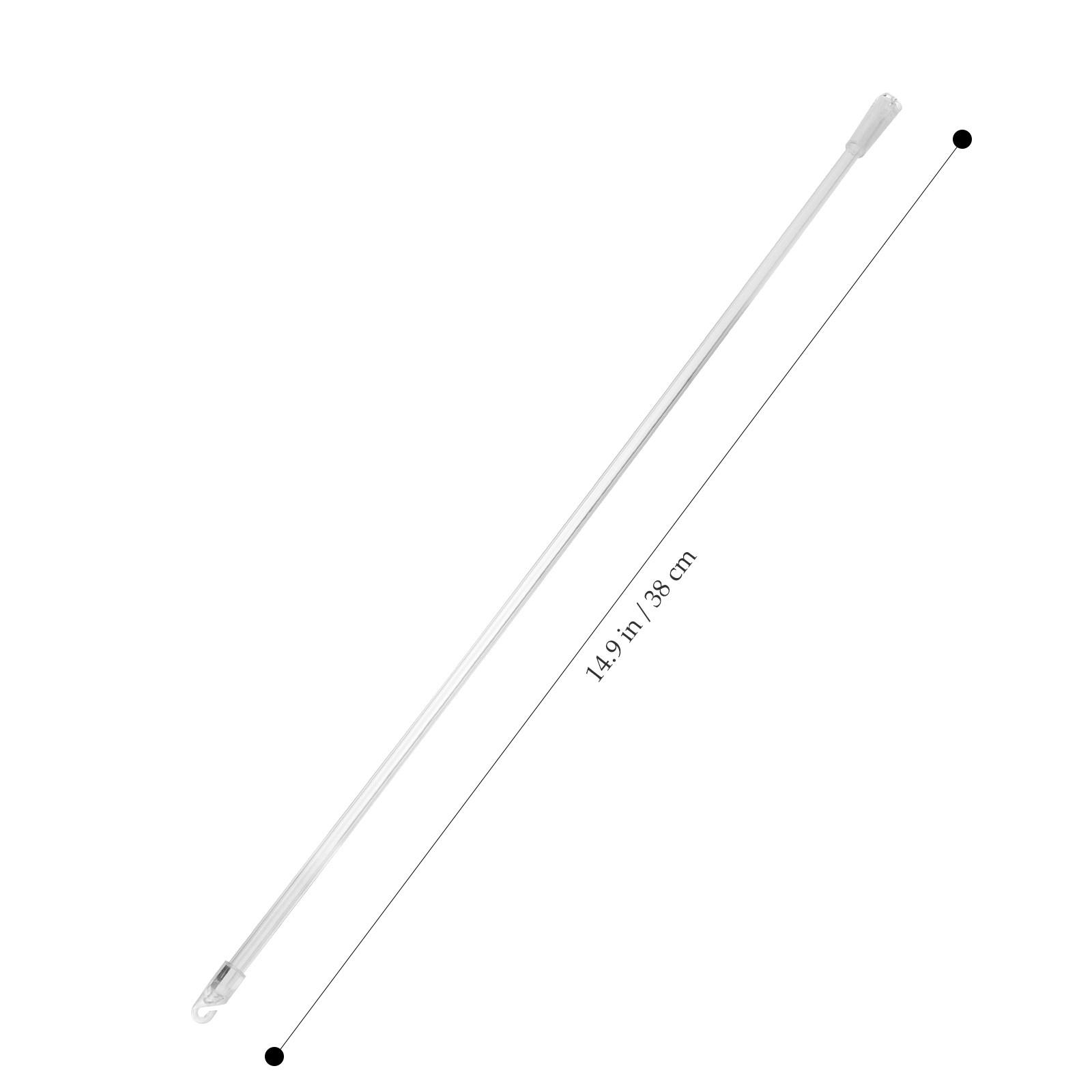 

6Pcs Fiberglass Vertical Blind Wand Replacement Rod Window Curtain Pull Opener Stick Blind Wand Window Opener Pole белый