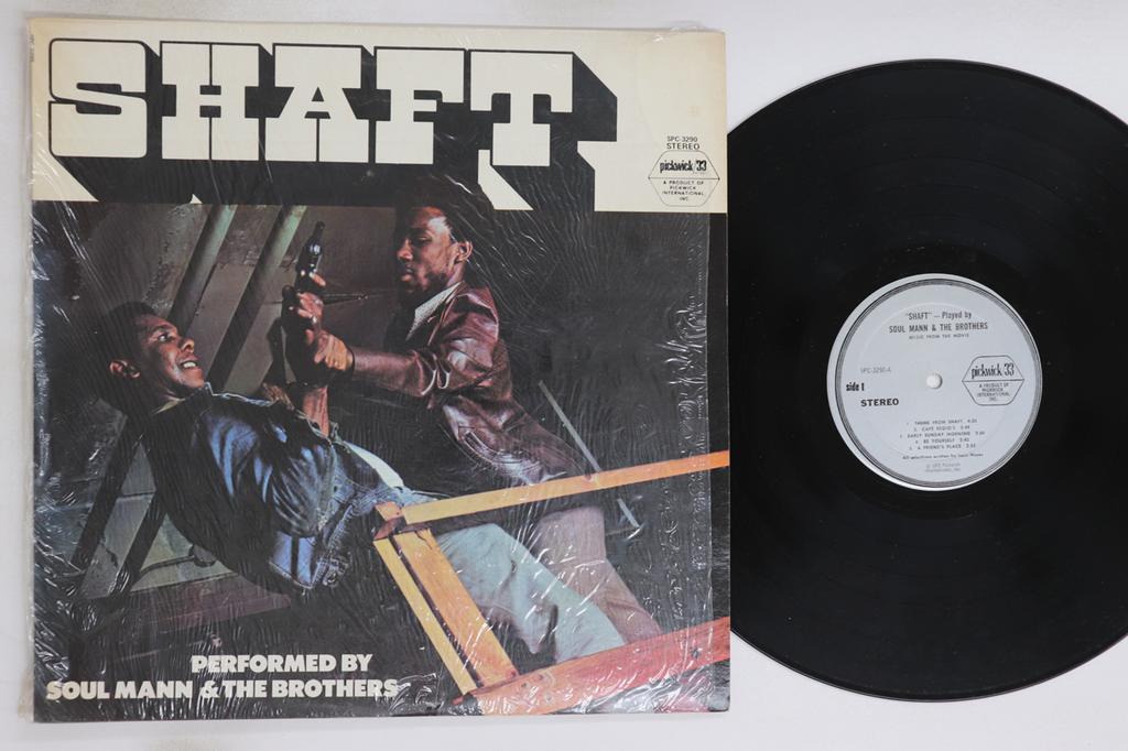 LP Record SOUL MANN & THE BROTHERS - Shaft SPC3290 PICKWICK 1971 US Soul/Funk Used
