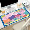 Peppa Pig Family Adventure Large Gaming Mouse Pad Nonslip Rubber Base Waterproof Desk Mat For Office Pc Laptop