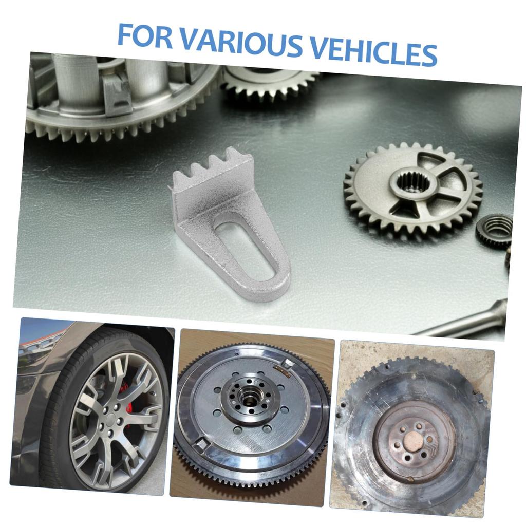 Ledmomo Flywheel Fixture, Flywheel Turner, Flywheel Holder, Flywheel Lock, Flywheel Retainer, Engine Flywheel Tool, Metal Silver