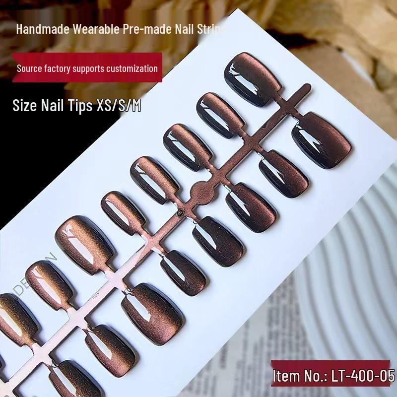 Cat Eye Manicure: 30 Hand-Painted Luxury Nail Strips