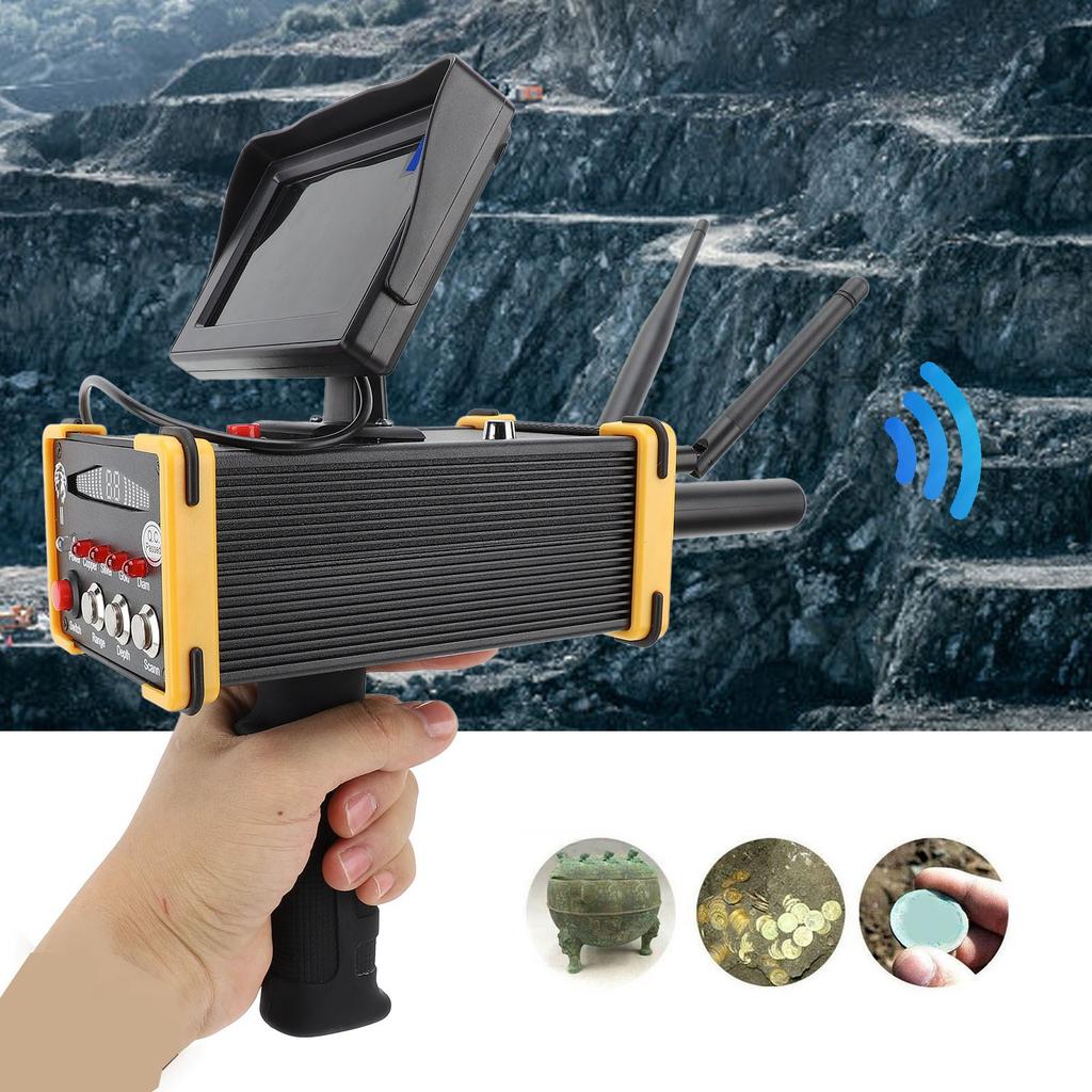 15m Depth 1000 Meters Range Metal Detector High Accuracy Metal Detector with Display Screen for Gold Silver Copper