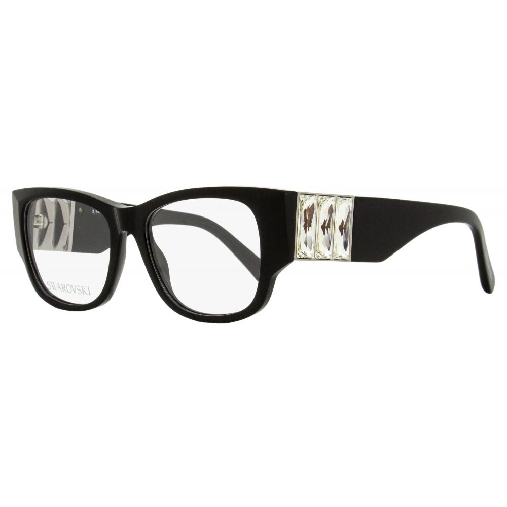 

Женские прямоугольные очки Swarovski SK5473 001 Блестящие черные 54 мм 001