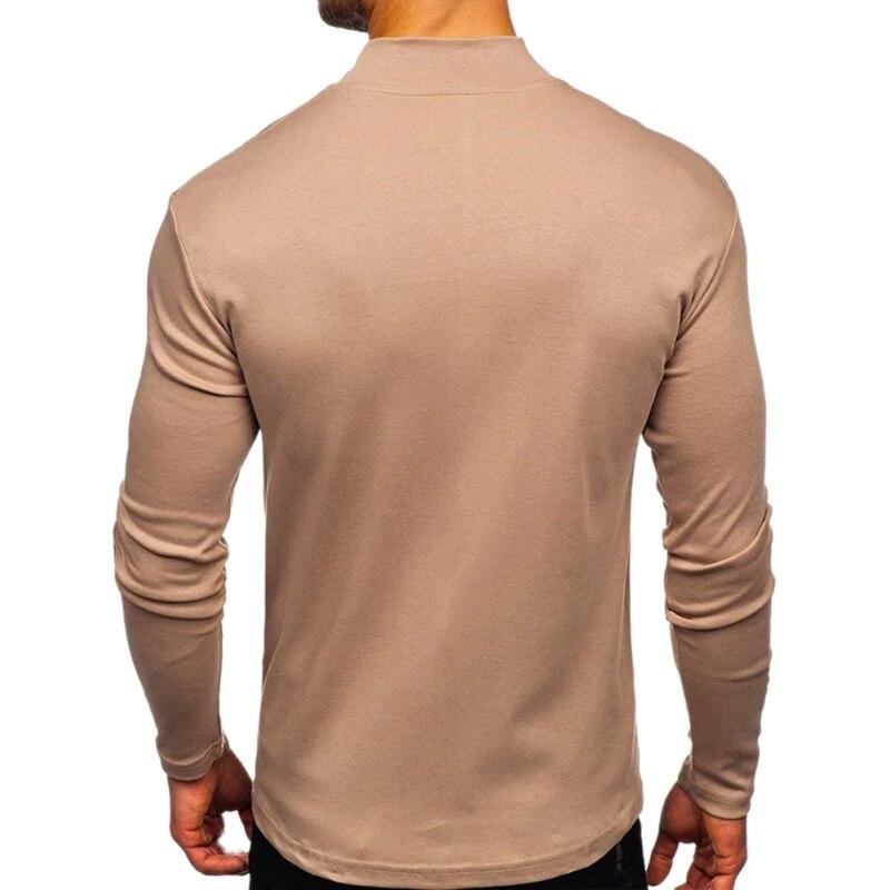 HAHAEMMA EMMA Chemise Thermique à Col Roulé à Manches Longues