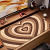 Pink Heart Swirl Kawaii Gaming Mouse Pad Large Extended Desk Mat Aesthetic NonSlip Desk Mat for Office Laptop