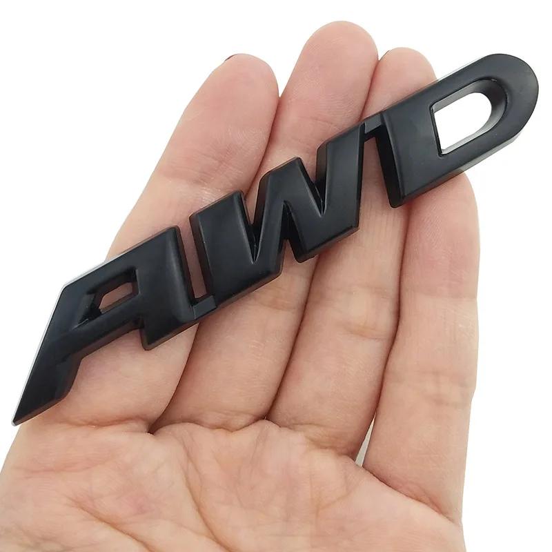 3D Metal AWD Badge Sticker Car Body Emblem Decal 4 Wheel Drive SUV Off Road for Toyota Impreza Subaru Honda SUV Off Road SUV V6