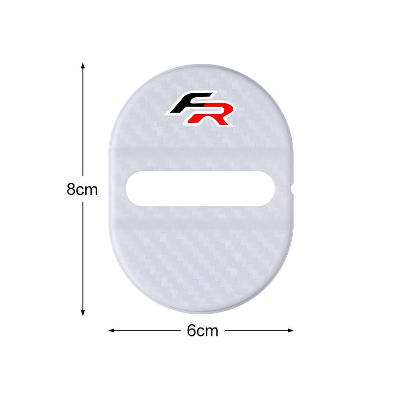 Silikonový kryt ochrany přezky zámku dveří auta Elastický pro Seat FR Leon Ibiza Altea Exe Mk2 Mk3 Alhambra Dekorativní doplňky