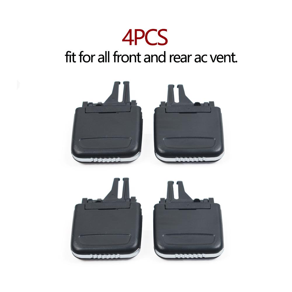 Car Front Rear Air Vent Central AC Vent Grille Slider Outlet Tab Clip Repair Kit For Porsche Cayenne 2010-2016