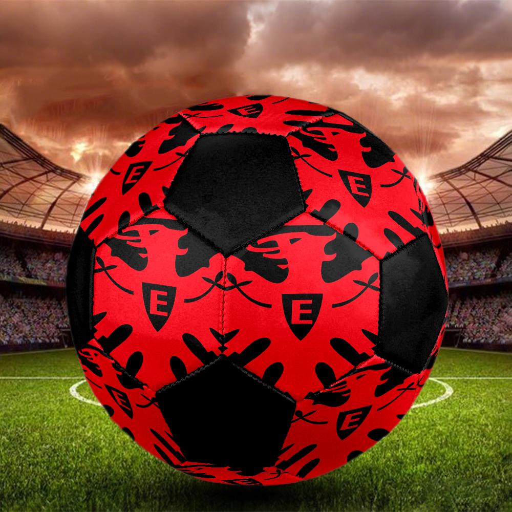 Frankfurt Football Indoor Soccer Ball Colorful Machine Stitched PVC Size 5 Team Training Competition Ready Durable High-Bounce Cool Sports Gift