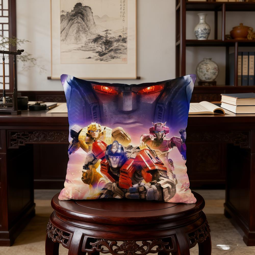 T-Transformers-ES Cartoon O-One-ES cushion cover Home Office Birthday Anniversary Gifts Soft Skin Friendly Cushion Cover