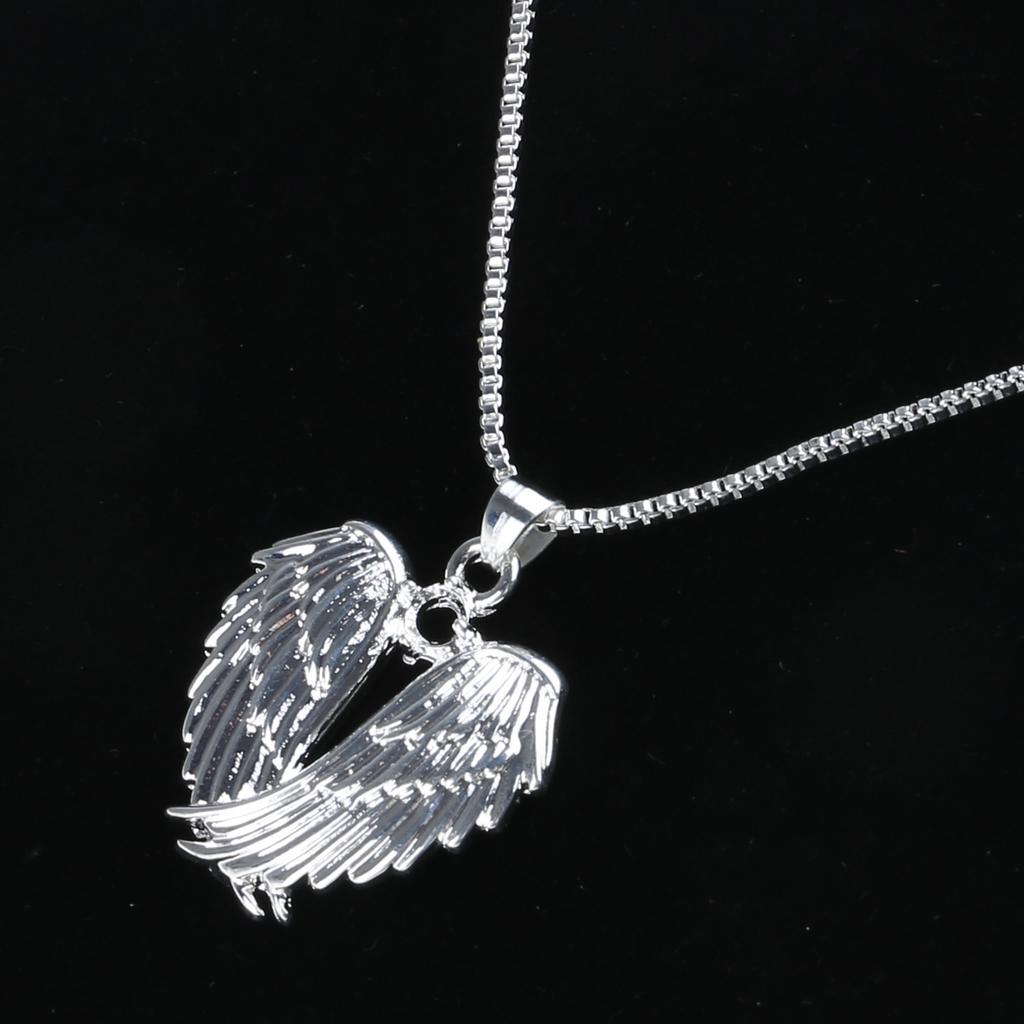 Angel Wings Pendant Necklace Angelic Wings Necklace Crafted for Women Preferring Chic and Timeless Designs