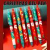 20pc Cartoon Christmas 0.5mm Gel Pen Cute Student Quick Dry Black write Ink Pen High Quality Office Signature Pen Christmas Gift