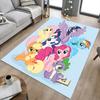 1pc Little Pony Friendship Carpet for Playroom Bedroom Living Room Sofa Home Decor,kids Game Area Rug Non-slip Floor Mat Y72995