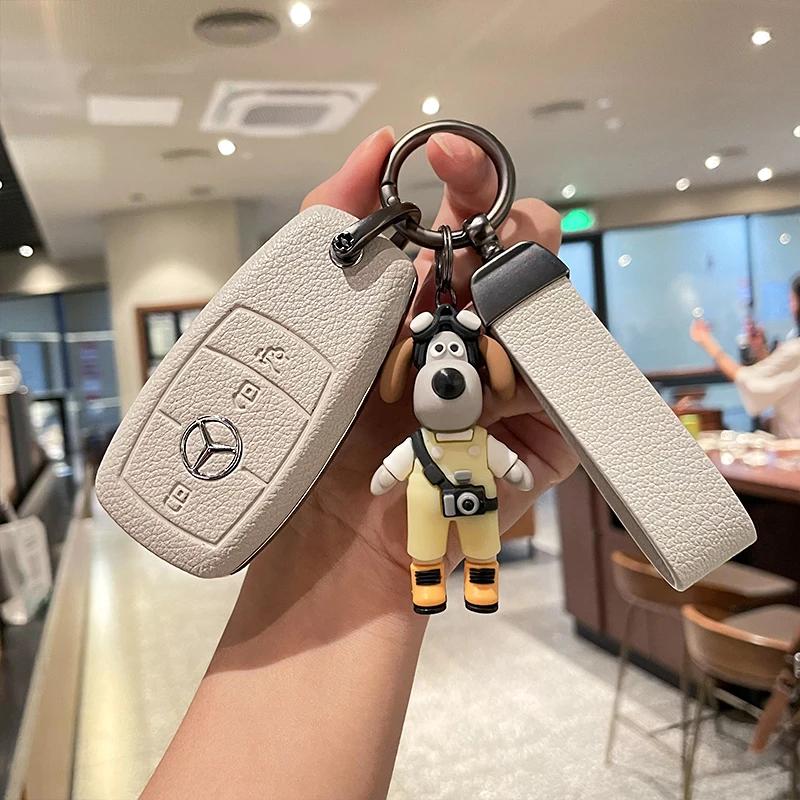 Car key case replacement cover 3buttons for Mercedes-Benz Key AMG MAYBACH 2016+ C-class E-class GLC300L E300l/E260/E350 A200 JED5