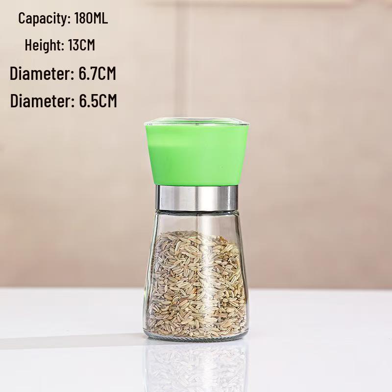 Manual Stainless Steel Salt and Pepper Grinder Set