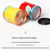 Retro Koi Fish Mini Empty Tea Tin Can Household Tea Sealed Jar Portable Travel Small Tea Box Paper Storage Can