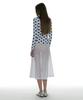 Partimento Woman Sheer Gored Midi Skirt_White