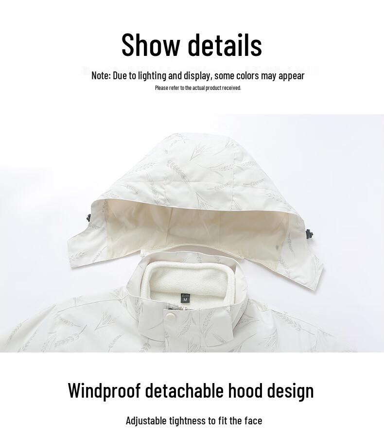 Playboy Men's 3-in-1 Windproof Warm Outdoor Jacket