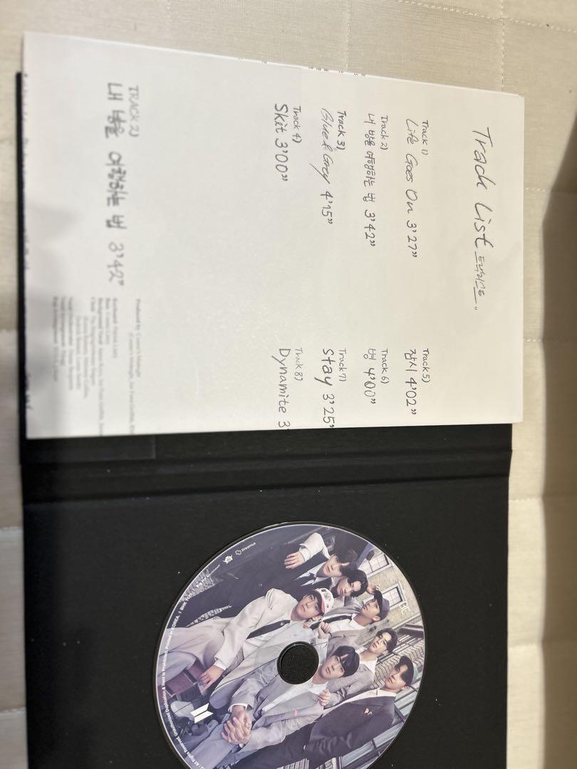 

[USED] BTS BE Album CD with Poster Dynamite Life Goes On