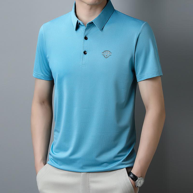 Pánské polo tričko s krátkým rukávem, tenké, prodyšné, kvalitní, ledové, ležérní